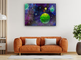 ・"Whimsical Fantasy"・Glass Wall Art